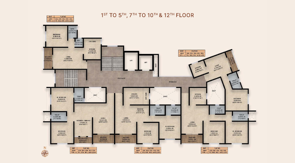 Midtown-one-Typical-Floor-Plan